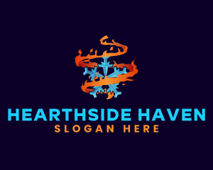 Snowflake Fire Element logo