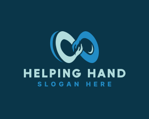 Infinity Hands Charity logo design