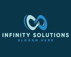 Infinity Hands Charity logo design