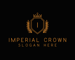 Golden Imperial Crown logo design