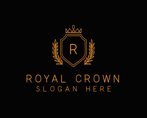 Golden Imperial Crown logo design