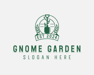 Backyard Shovel Gardening logo design