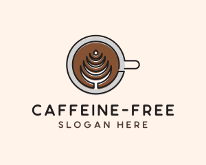 Latte Coffee Espresso logo design