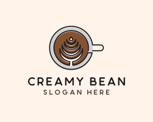 Latte Coffee Espresso logo design