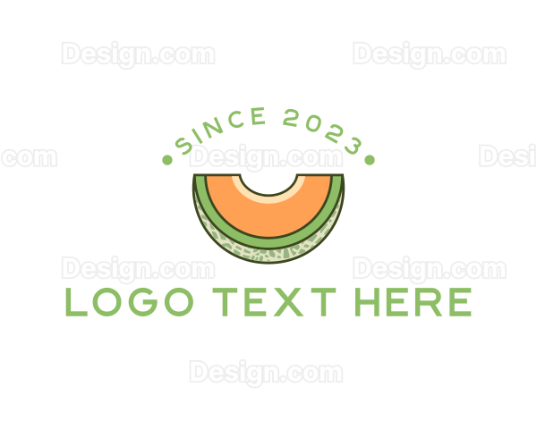 Tropical Fruit Melon Logo