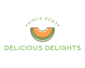 Tropical Fruit Melon logo design