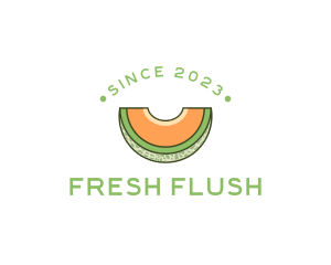 Tropical Fruit Melon logo design