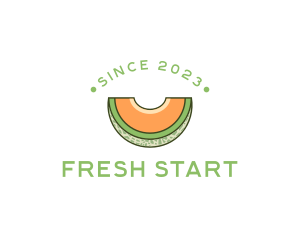 Tropical Fruit Melon logo design