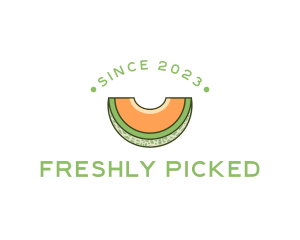 Tropical Fruit Melon logo design