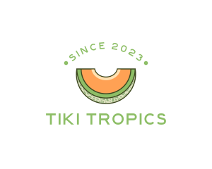 Tropical Fruit Melon logo design