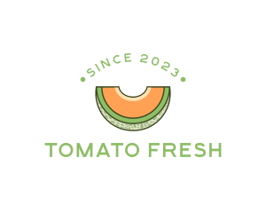 Tropical Fruit Melon logo design