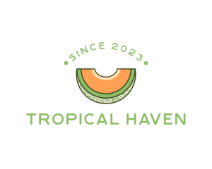 Tropical Fruit Melon logo design