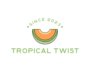 Tropical Fruit Melon logo design