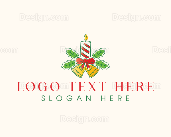 Christmas Candle Light Logo