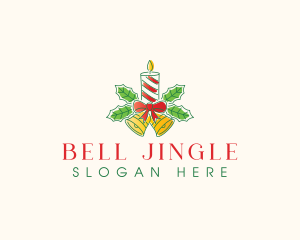 Christmas Candle Light logo design