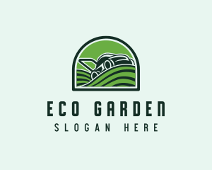 Backyard Lawn Mower Landscaping logo
