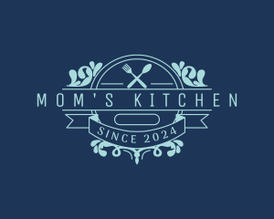 Kitchen Utensils Restaurant logo design