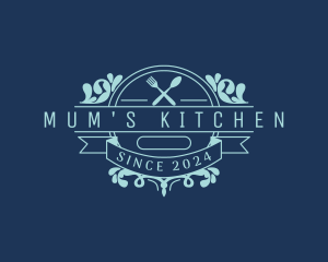 Kitchen Utensils Restaurant logo design