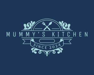 Kitchen Utensils Restaurant logo design