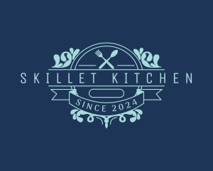 Kitchen Utensils Restaurant logo design