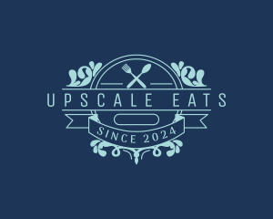 Kitchen Utensils Restaurant logo design