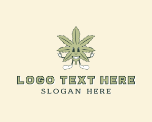 Marijuana Cannabis Leaf logo