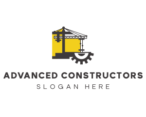 Industrial Tower Crane logo design