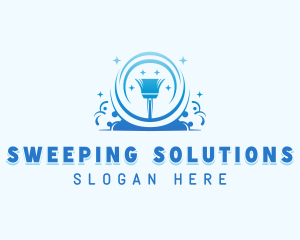 Clean Housekeeping Broom logo