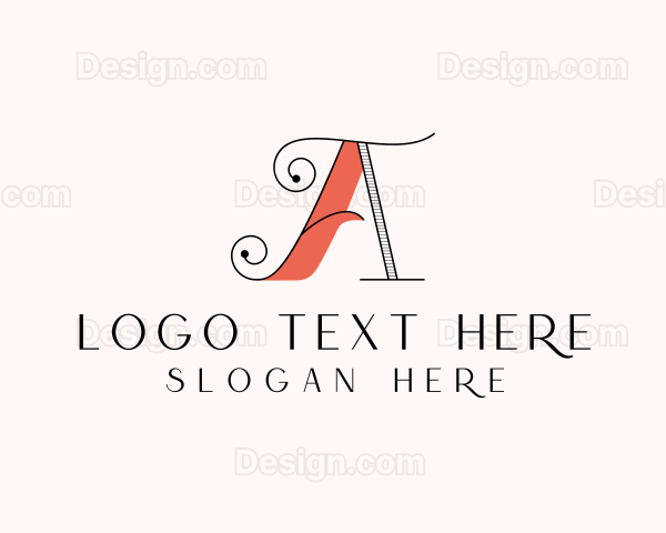 Ornate Boutique Letter A Logo