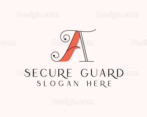 Ornate Boutique Letter A Logo