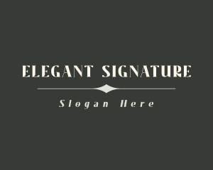 Elegant Company Business logo design