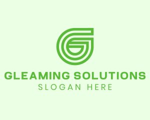 Environmental Business Monoline Letter G logo design