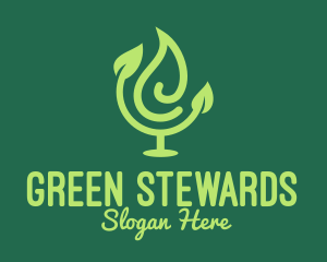 Green Leaf Atlas logo design