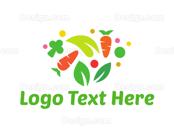 Healthy Diet Vegetables Logo