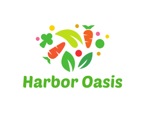 Healthy Diet Vegetables Logo