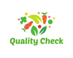 Healthy Diet Vegetables Logo