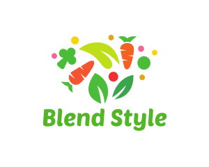 Healthy Diet Vegetables logo design