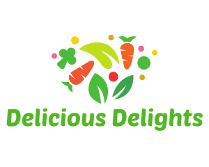 Healthy Diet Vegetables logo design