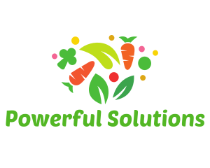 Healthy Diet Vegetables logo design