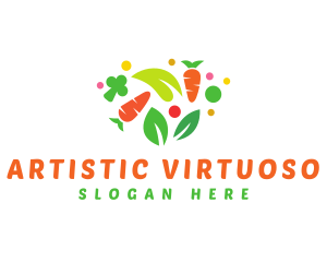 Healthy Diet Vegetables logo design