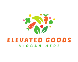 Healthy Diet Vegetables logo design