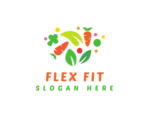 Healthy Diet Vegetables logo design