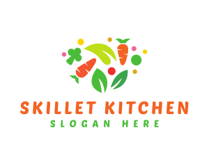 Healthy Diet Vegetables logo design