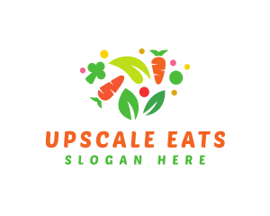 Healthy Diet Vegetables logo design