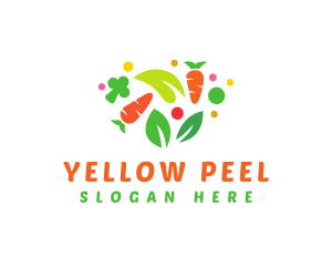 Healthy Diet Vegetables logo design