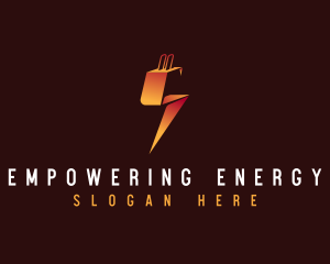 Lightning Electrical Power logo design