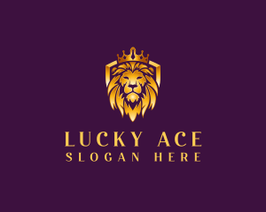 Royal Lion Crown logo design