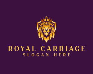 Royal Lion Crown logo design