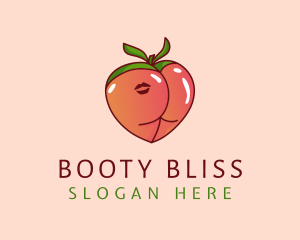 Sexy Peach Butt Kiss logo