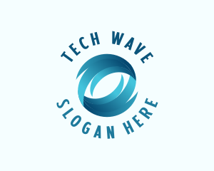 Startup Business Wave logo design